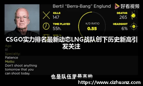 CSGO实力排名最新动态LNG战队创下历史新高引发关注